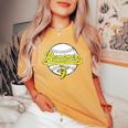 Let's Go Bananas Women's Oversized Comfort T-shirt Mustard