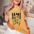Game Day Sport Lover Basketball Mom Girl Women's Oversized Comfort T-shirt Mustard