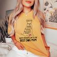 Happy Mother's Day To The Best Dog Mom Dog Lover Women's Oversized Comfort T-shirt Mustard