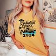 Senior Graduation Trip Cruise 2024 Ship Party Cruise Womens Women's Oversized Comfort T-shirt Mustard