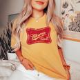 Vintage Mama Tried Retro Country Outlaw Music Western Women's Oversized Comfort T-shirt Mustard