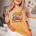 Have Yourself A Groovy Christmas Christmas Women's Oversized Comfort T-shirt Mustard