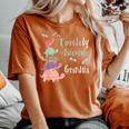 Best Grandma Ever Whimsical Grandma With Cute Turtles Women's Oversized Comfort T-shirt Yam