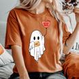 Be My Boo Ghost Happy Valentine's Day Couple Girl Women's Oversized Comfort T-shirt Yam