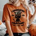 I Graduated Graduate Class Of 2024 Graduation Boy Girl Women's Oversized Comfort T-shirt Yam