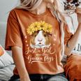 Guinea Pig Lover Just A Girl Who Loves Guinea Pigs Women's Oversized Comfort T-shirt Yam