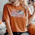 Retro Groovy Flower Medication Aide Out Here Crushin' It Lpn Women's Oversized Comfort T-shirt Yam