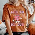 Retro You're The Lub To My Dub Cvicu Nurse Valentine Cardiac Women's Oversized Comfort T-shirt Yam