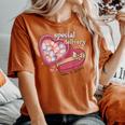 Special Delivery Labor And Delivery Nurse Valentine's Day Women's Oversized Comfort T-shirt Yam