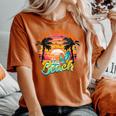 Summer Vacation Life Is Better At The Beach Kid Women's Oversized Comfort T-shirt Yam