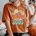 Vintage 2006 Floral Hippie Groovy Daisy Flower 18Th Birthday Women's Oversized Comfort T-shirt Yam