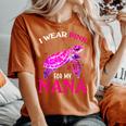 I Wear Pink For My Nana Breast Cancer Turtle Women's Oversized Comfort T-shirt Yam