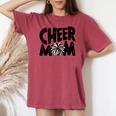Cheer Mom Pom Pom Cheerleader Team Mama Cheerleading Women's Oversized Comfort T-shirt Chalky Mint