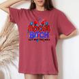 Boom BI-Tch Get Out The Way Firework 4Th Of July Women's Oversized Comfort T-shirt Crimson