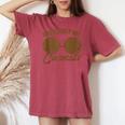 Coconut Bra Adult Check Out My Coconuts Shell Bra Girl Women's Oversized Comfort T-shirt Crimson