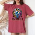 Disco Queen 70'S 80'S Retro Vintage Costume Disco Dance Women's Oversized Comfort T-shirt Crimson