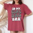 In My Girl Era Dad Father's Day Daughter Dad Women's Oversized Comfort T-shirt Crimson