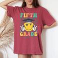 Goodbye Fifth Grade Hello Sixth Grade 6Th Grade Graduation Women's Oversized Comfort T-shirt Crimson
