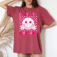 Groovy In My 11Th Birthday Era Eleven 11 Years Old Birthday Women's Oversized Comfort T-shirt Crimson