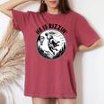 He Is Rizzin Risen Basketball Retro Vintage Christian Women's Oversized Comfort T-shirt Crimson