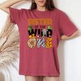 Sister Of The Birthday Wild One Safari Boy Family Matching Women's Oversized Comfort T-shirt Crimson