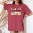 Swaddle Specialist Labor And Delivery Nicu Nurse Registered Women's Oversized Comfort T-shirt Crimson