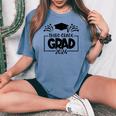 2024 Third Grade Graduate Last Day Of School Senior 2024 Women's Oversized Comfort T-shirt Blue Jean