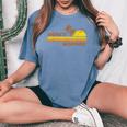 Honey Moonin Beach Honeymoon Vacation Couples Women's Oversized Comfort T-shirt Blue Jean