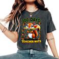 100 Days Of Driving My Teacher Nuts Squirrel School Women's Oversized Comfort T-Shirt Pepper