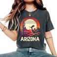 Arizona Roadrunner State Of Arizona Cactus Women's Oversized Comfort T-Shirt Pepper