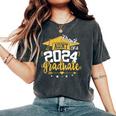 Auntie Senior 2024 Proud Aunt Of A Class Of 2024 Graduate Women's Oversized Comfort T-Shirt Pepper