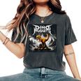 Black Aesthetic Dino Nuggets Death Metal Music Chicken Nugs Women's Oversized Comfort T-Shirt Pepper
