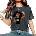 Black Woman Graduate Seniors Class Of 2024 African American Women's Oversized Comfort T-Shirt Pepper