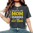 Blessed To Be Called Mom And Grandma Sunflower Women's Oversized Comfort T-Shirt Pepper