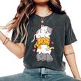 Cat Cute Kitty Pile Cats Anime Kawaii Neko Girls Women's Oversized Comfort T-Shirt Pepper