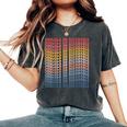 Cholula De Rivadabia City Groovy Retro Women's Oversized Comfort T-Shirt Pepper