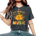 Cinco De Mayo Let's Taco Bout Music Mexican For Boys Girls Women's Oversized Comfort T-Shirt Pepper