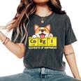 Corgi Elements Tab Of Happiness For Corgi Mom And Dad Women's Oversized Comfort T-Shirt Pepper