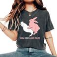 How Easter Eggs Are Made Humor Sarcastic Adult Humor Women's Oversized Comfort T-Shirt Pepper