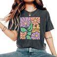 Er Flower Emergency Room Nurse Spring Er Team Er Tech Women's Oversized Comfort T-Shirt Pepper