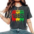 Junenth 1865 African Boy Girl Kid Women's Oversized Comfort T-Shirt Pepper