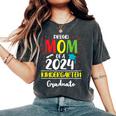 Proud Mom Of A Class Of 2024 Kindergarten Graduate Women's Oversized Comfort T-Shirt Pepper