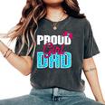 Girl Dad Proud Girl Dad Quote For Father Of A Girl Women's Oversized Comfort T-Shirt Pepper