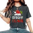 Grandma Claus Christmas Santa Matching Family Xmas Pajamas Women's Oversized Comfort T-Shirt Pepper