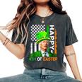 Happy 4Th Of Easter Joe Biden Us Flag Easter Women's Oversized Comfort T-Shirt Pepper