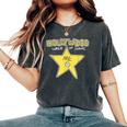 Hollywood Walk Of Shame Cool Sarcastic Humor Star Women's Oversized Comfort T-Shirt Pepper