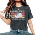 I'm Into Fitness Taco In My Mouth Youth Food Meme Women's Oversized Comfort T-Shirt Pepper