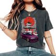 Jdm Skyline R33 Car Tuning Japan Shinto Shrine Drift Women's Oversized Comfort T-Shirt Pepper