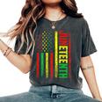 Junenth Flag Celebrate Black Freedom 1865 Women Women's Oversized Comfort T-Shirt Pepper