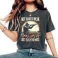 Not Hard To Break Easy To Miss Skeet Women's Oversized Comfort T-Shirt Pepper